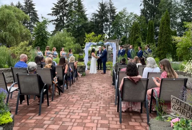 Wedding in the garden